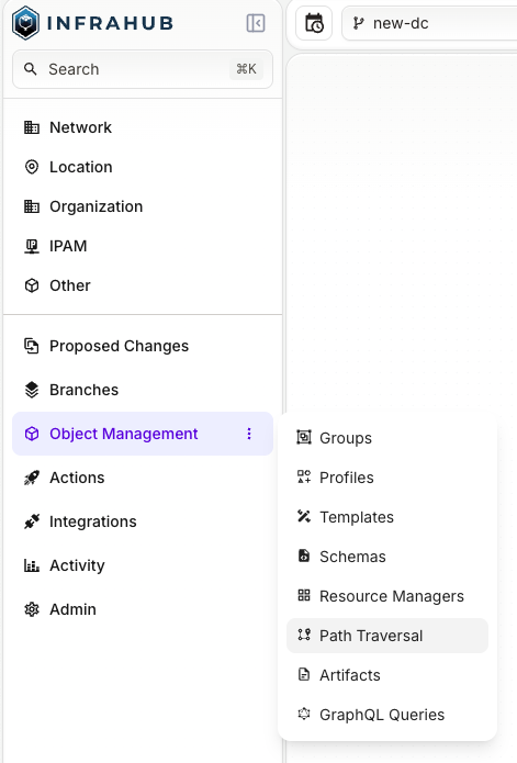 Path Traversal in the Object Management menu
